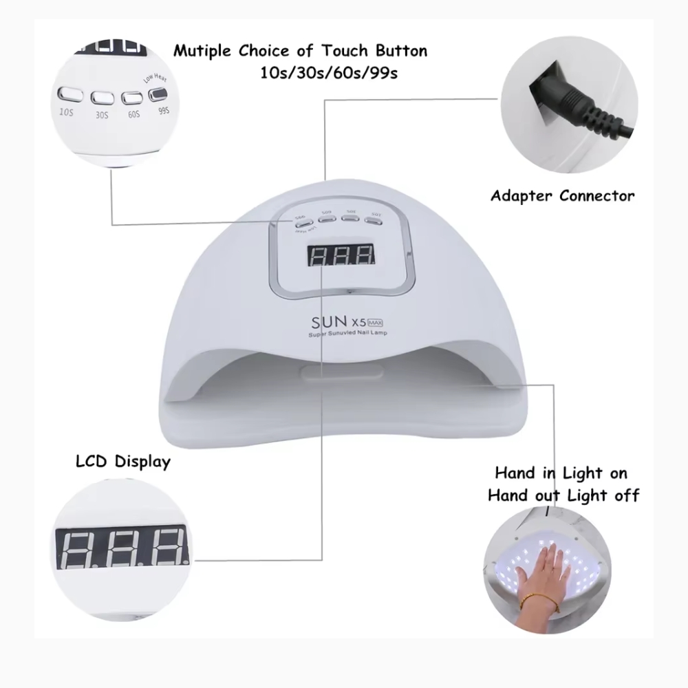Professional LED Nail Polish Dryer Timer