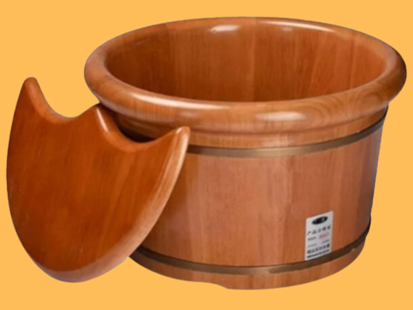 Wooden Pedicure Bucket for Spa Salon